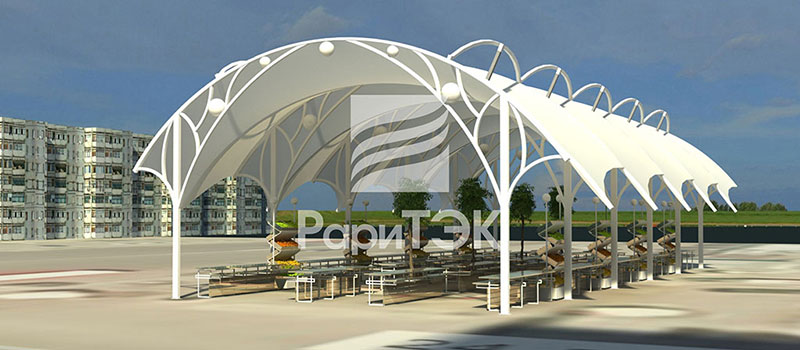Уличные торговые палатки в Каспийске